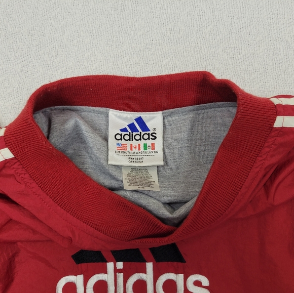 Men's adidas Athletic Warm Up Pullover Jacket - Picture 8 of 11